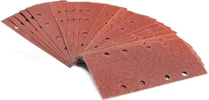 48 Stück Schleifblätter für Exzenterschleifer 93 x 185 mm Schleifpapier 8 Löcher Körnung 640 60 80 120 180 240 320 400.....