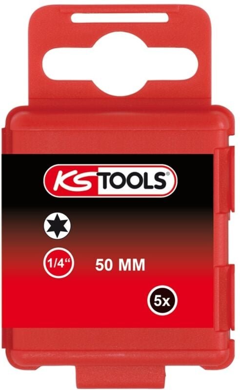 1/4" Bit Torx, 50mm, T4, 5er Pack