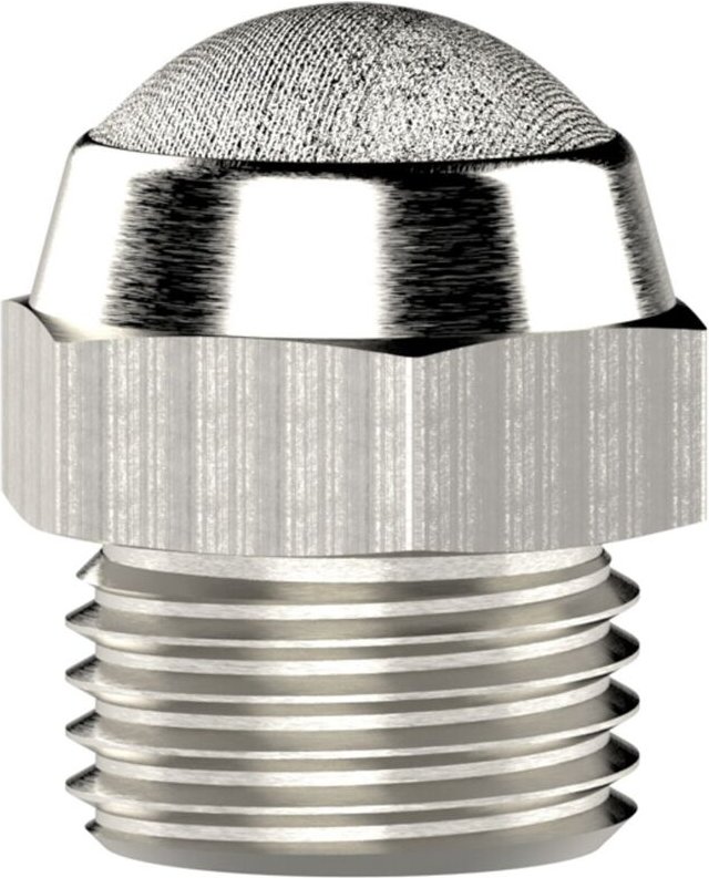 Schalldämpfer, Edelstahl, flach, g 1/4, sw 16 - Riegler