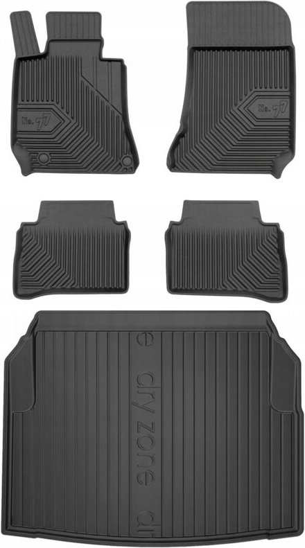 SET 77 Fußmatten und Matten Mercedes E-Klasse W212 Limousine 2009-2016