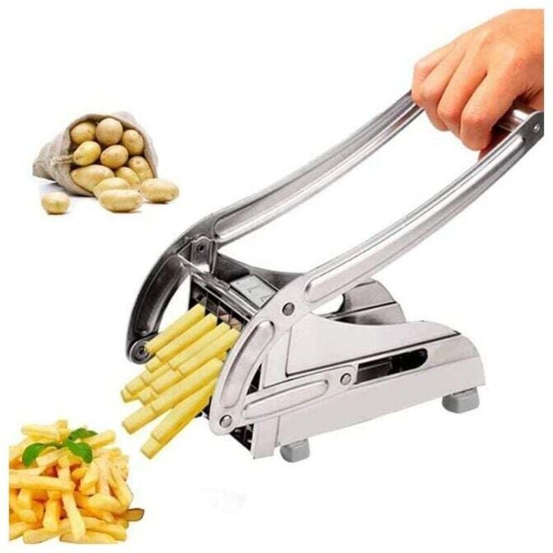 Professioneller Pommes-Frites-Schneider aus Edelstahl für Kartoffeln und Gemüse für den privaten und gewerblichen Gebrau...