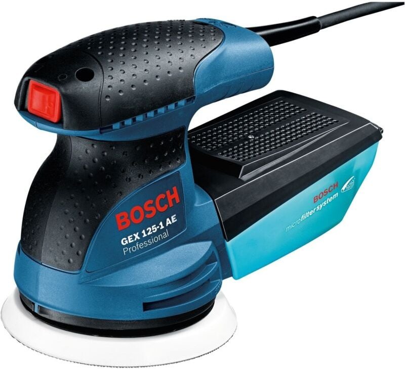 Bosch Exzenterschleifer GEX 125-1 AE 250 W inkl. Schleifblätter im Koffer - 0601387504