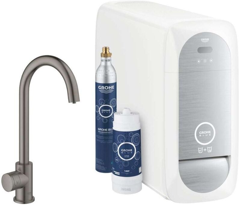 Blue Home Mono C-Auslauf Starter Kit Mono Armatur mit - Grohe