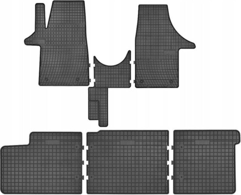 VW TRANSPORTER T5 2-reihig 2003-15 Gummimatten