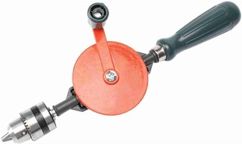 Tragbare Handkurbelbohrmaschine – Doppelritzel für Stahl, Holz, PVC und Fiberglas