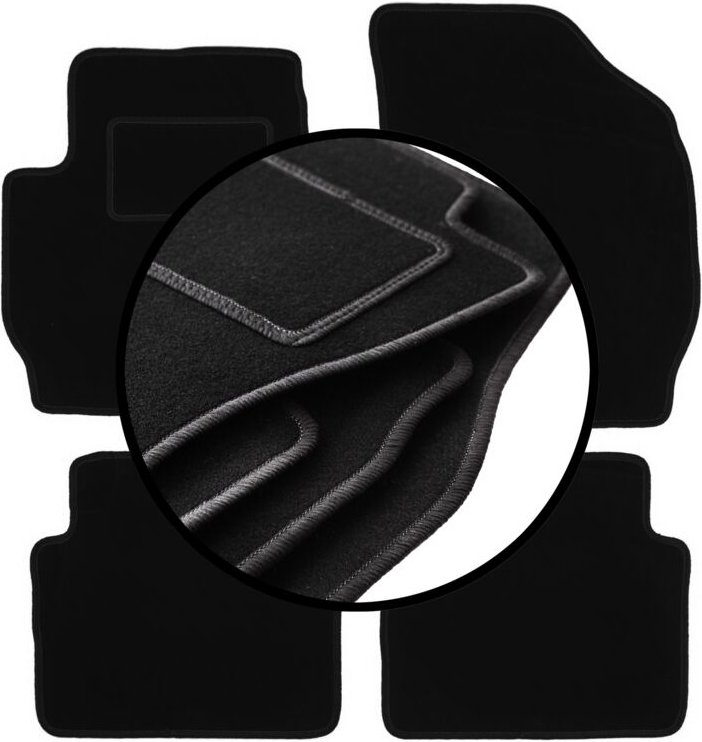 Komplettset Veloursmatten für: Mazda Tribute SUV (2000-2011)