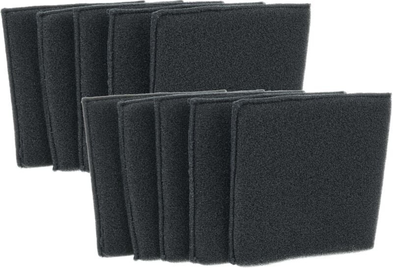 vhbw 10x Staubsaugerfilter kompatibel mit Einhell TE-VC 2340 SACL, 2238 SACL EX CH, 2340 SACL EX ARG Staubsauger - Schau...