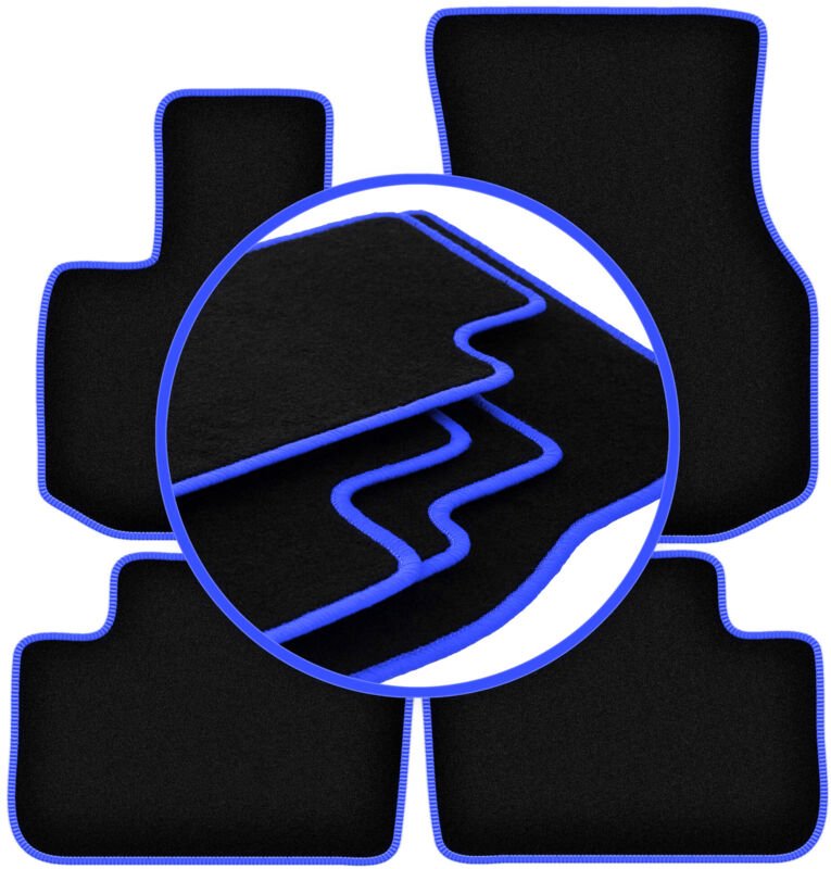 CARLUX-BLUE Autofußmatten für: BMW X4 G02 SUV (2018-)