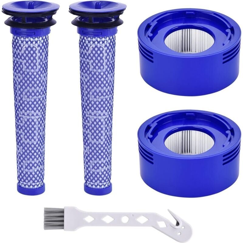 4 Stück V8 Filter HEPA Nachmotorfilter & Vorfilter für Dyson V8 V7 Animal Absolute Akku Staubsauger Motorhead Ersatzteil...