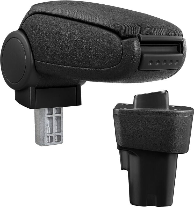 Pro.tec - Mittelarmlehne Kia Picanto 2 mit Staufach Textil Schwarz