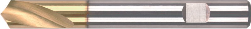 Anbohrer nc DIN1835 HSSCo5 TiN Form b 120GradZylinderschaft 16,0mm Format