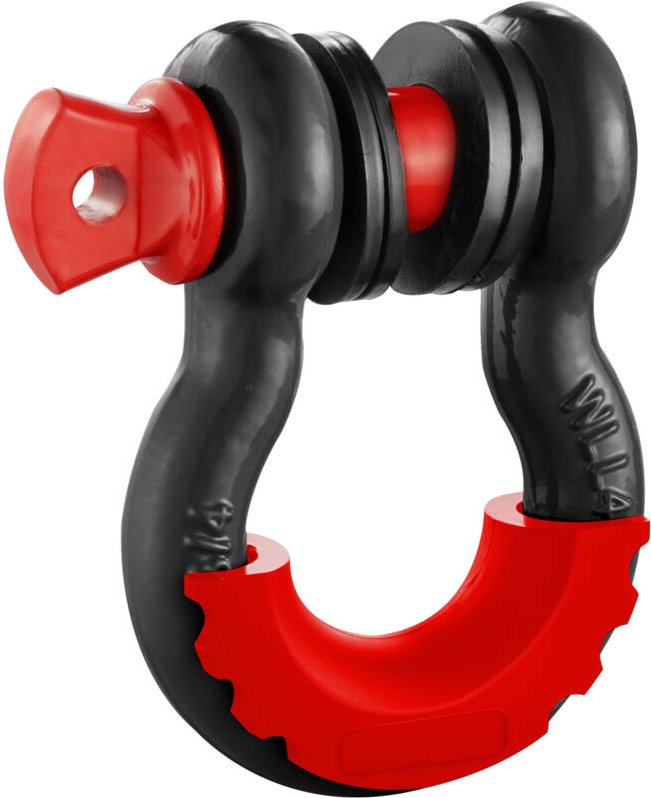 Mophorn - 3/4'D-Ring-Schäkel, 2 Pack Legierung Stahl Schäkel 62832 lbs (28.5 Tonnen) Bruchfestigkeit mit 7/8' Schraube P...