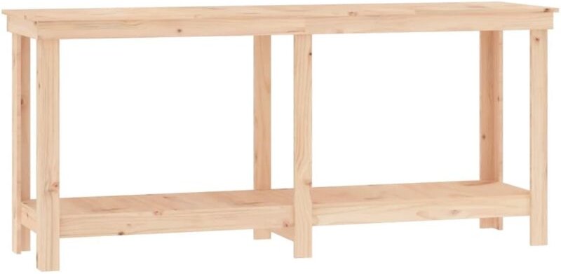 Werkbank 180x50x80 cm Massivholz Kiefer - Vidaxl