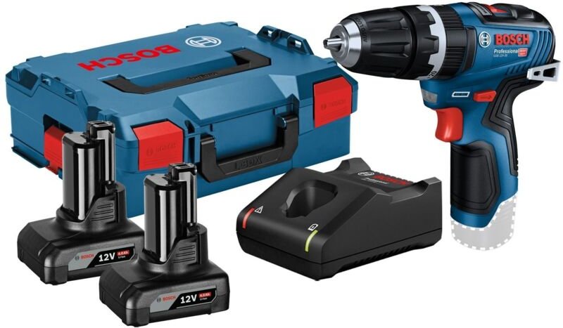 Akku-Schlagbohrmaschine gsb 12V-35 / 2x 4,0 Ah Akku + Ladegerät in L-Boxx - Bosch