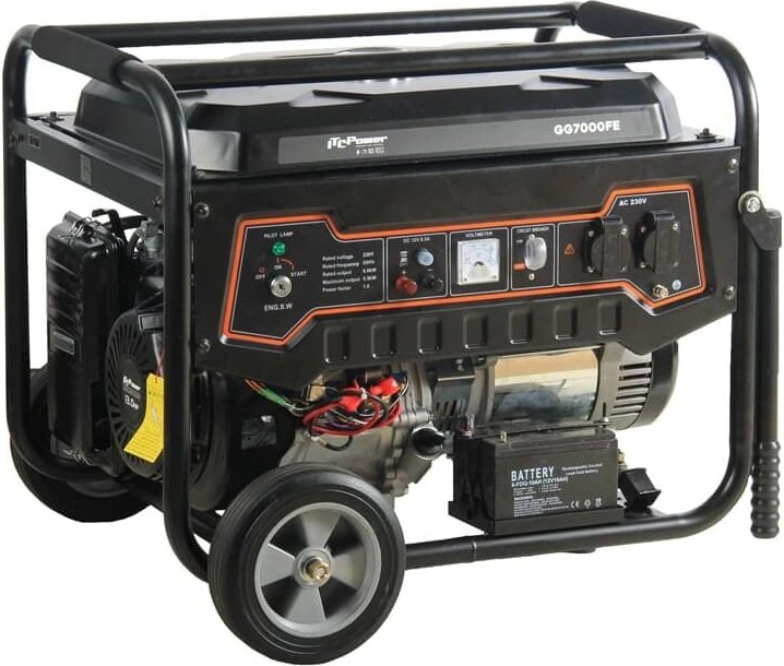 ITC Power Generator GG7000FE 4-Takt Benzin Stromerzeuger Notstromaggregat 5500W