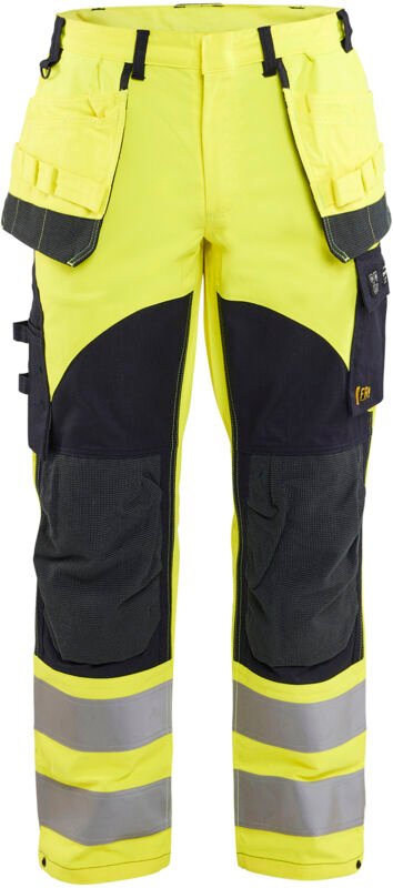 Multinorm-Arbeitshose inhärent 1589 - Neon Gelb / Marine S - FR(40) - SE(C46) - Lange