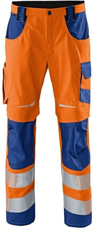 Kübler Hose reflectiq psa 2 warnorange/kbl.blau Gr. 44