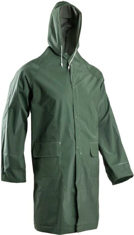 Satz aus 20 - Wasserabweisende Arbeitsparka aus PVC PARKA - Grün L - 48/50