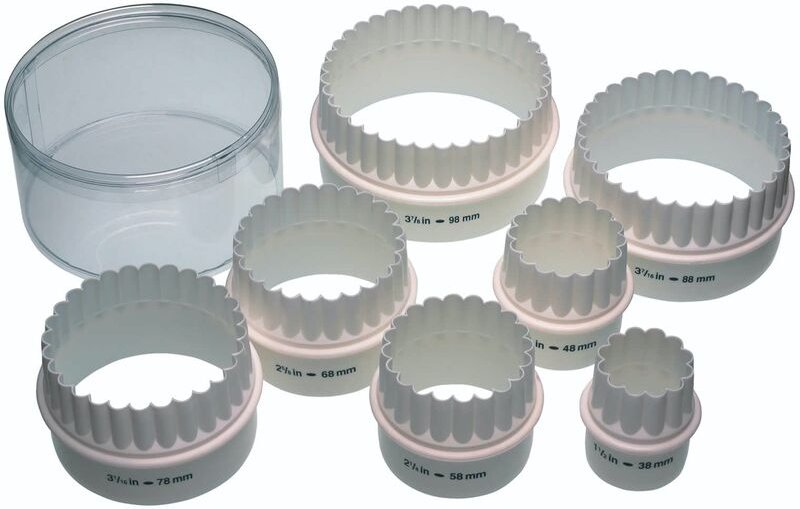 Kitchen Craft - Plätzchenformen mit Doppelrand (Kunststoff, 7 Stück)