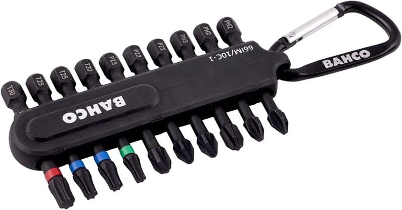 1/4' Heavy-Duty Torsion Bit-Satz 66IM/10C-1 Phillips/Pozidriv/TORX® 10tlg. - Bahco