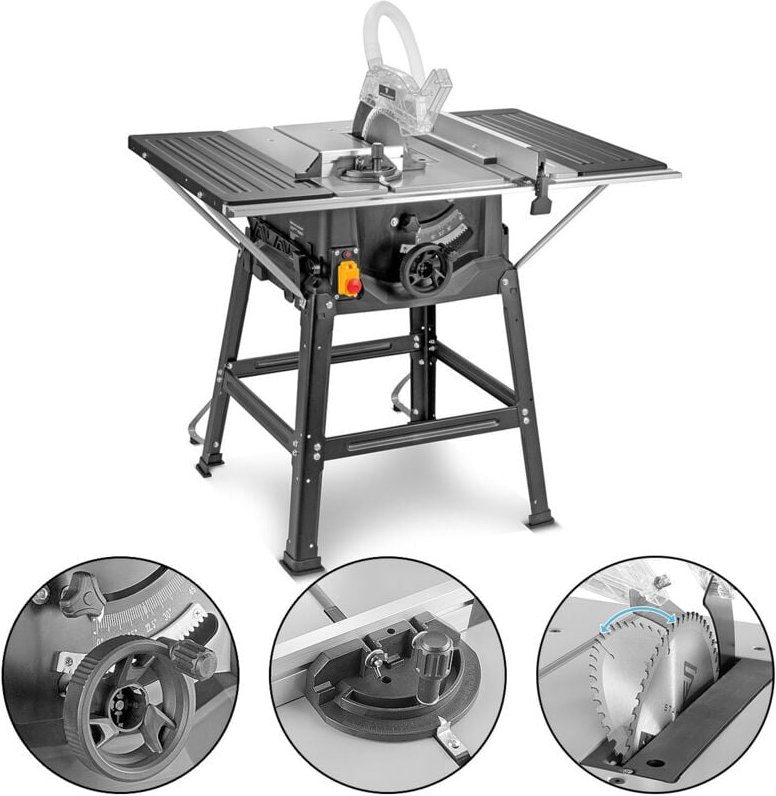 STAHLWERK Tischkreissäge TKS-1800 ST mit 1.800 Watt und 5.000 U/min