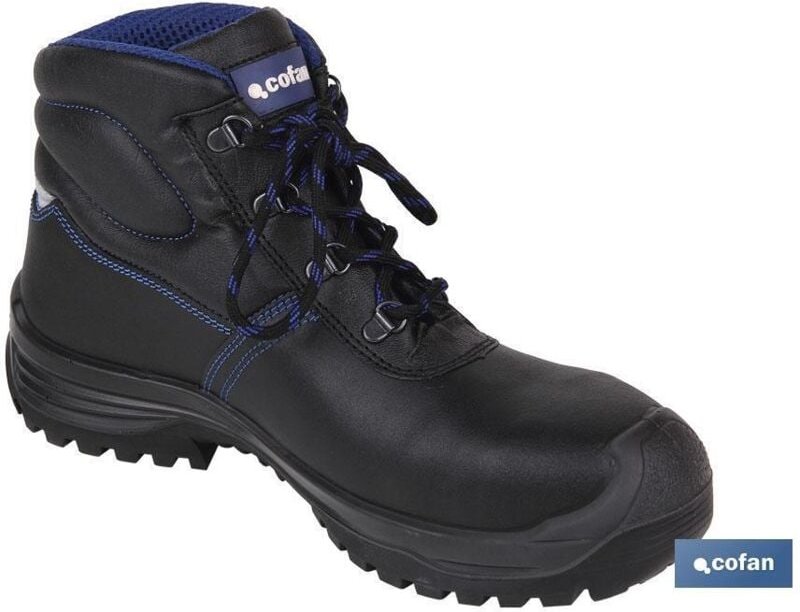 Schwarzer Lederstiefel S3 Modell Iskur t 36