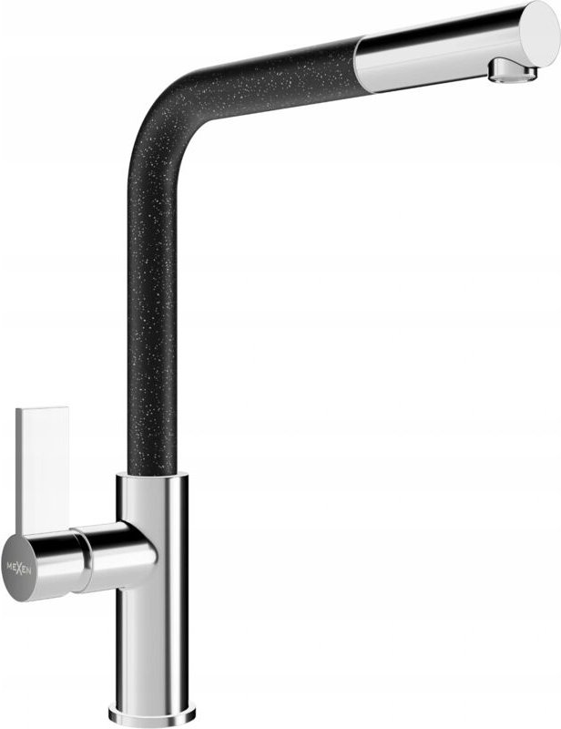 Flora Küchenmischer, Chrom/Schwarz gesprenkelt - 670401-08 - Mexen