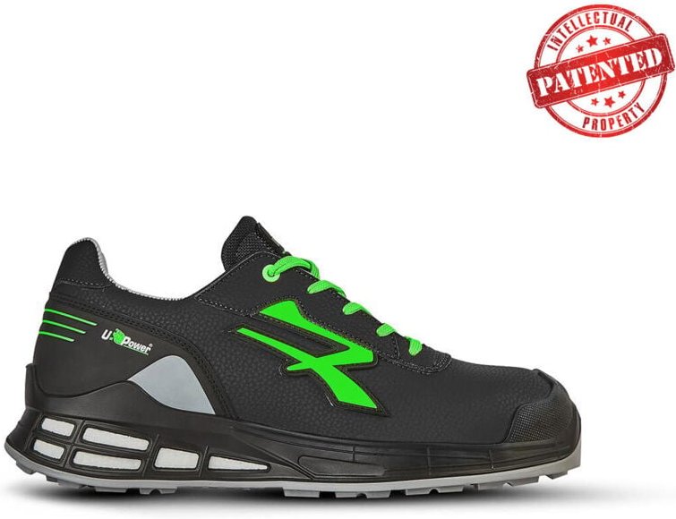 Sicherheits-Sneaker JAGO S3 SRC CI ESD - Schwarz/Grün 36