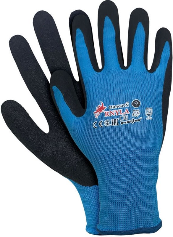 Arbeitshandschuhe Latex blau 8