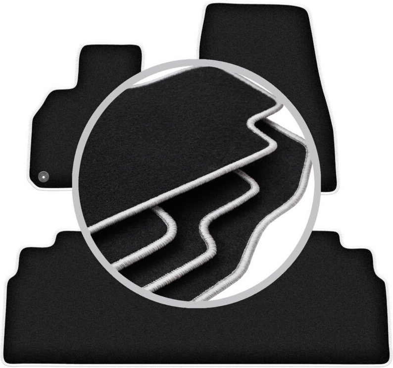 CARLUX-SILVER Automatten für: Renault Espace Initiale (2015-)