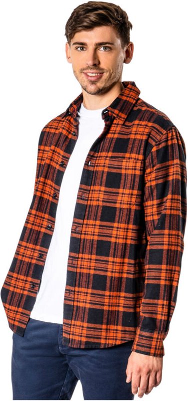 Heavy Flannel Shirt s warm clay - Stier