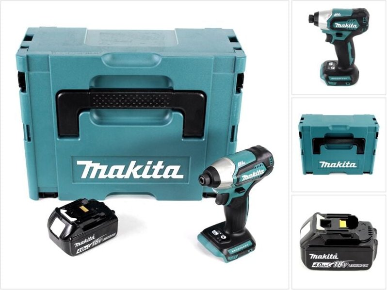 Thumbnail - Dtd 155 RM1 18 v Brushless Li-Ion Akku Schlag Schrauber im Makpac + 1 x BL1840 b 4,0 Ah Akku - ohne Ladegerät - Makita