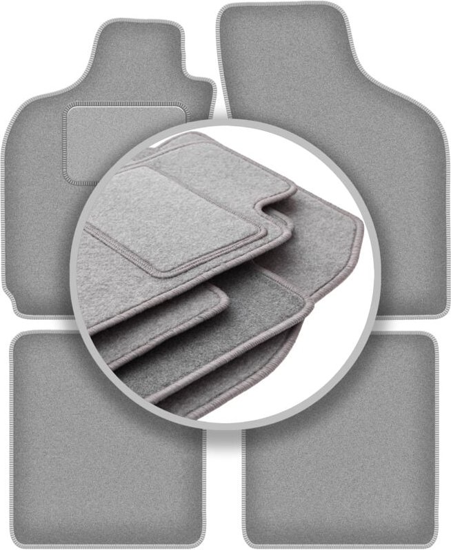 Graue Autofußmatten für: Fiat Palio Weekend Kombi (1996-2004)