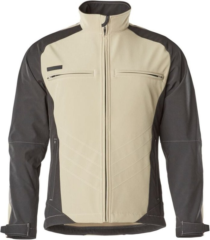 Mascot - Unique Softshell-Jacke Dresden Gr. xl hellkhaki/schwarz 12002-149