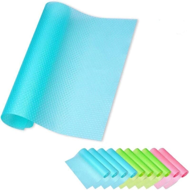 Shining House - 10PCS Kühlschrank Pad Salat Veg Liner Frische Tabletten Nicht Slip Kühlschrank Matte Waschbar diy Schran...