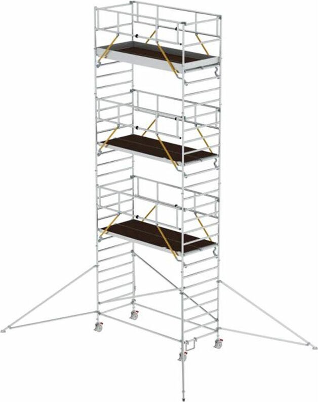 MUNK Rollgerüst SG mit Doppelplattform 1,35x3,00m und Ausleger 9,55m AH
