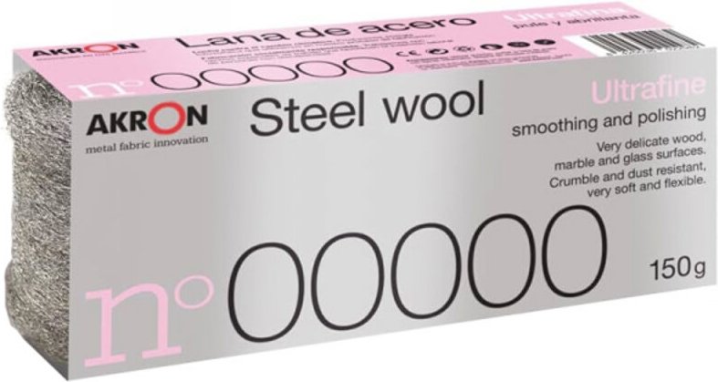 150 g extrafeine Stahlwollespule Nr. 00000 Akron