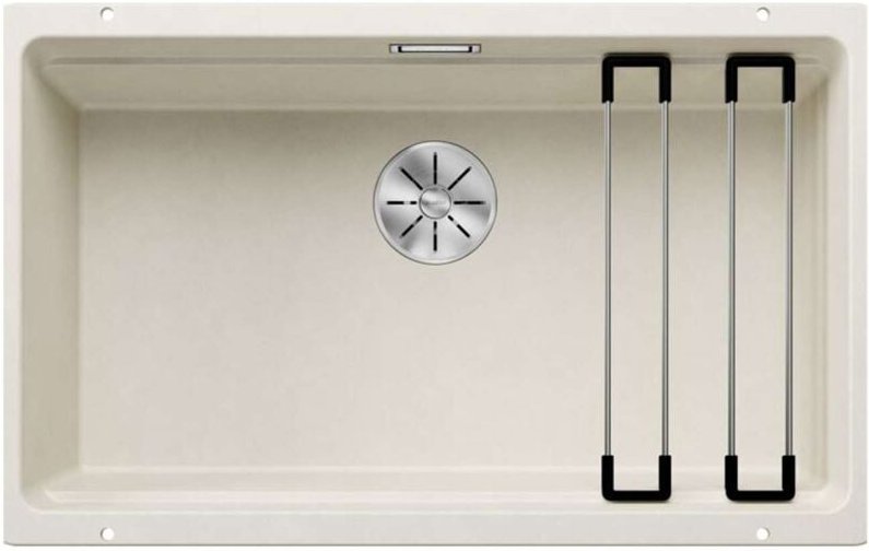 Blanco Etagon 700 - Silgranitspüle, 73x46 cm, mit Zubehör, InFino, soft weiß 527078