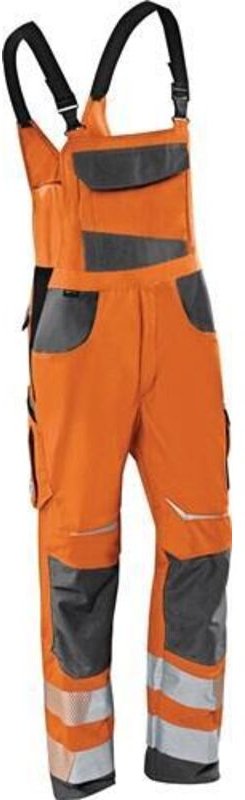 Kübler Latzhose reflectiq psa 2 3207 warnorange/anthrazit Gr. 46