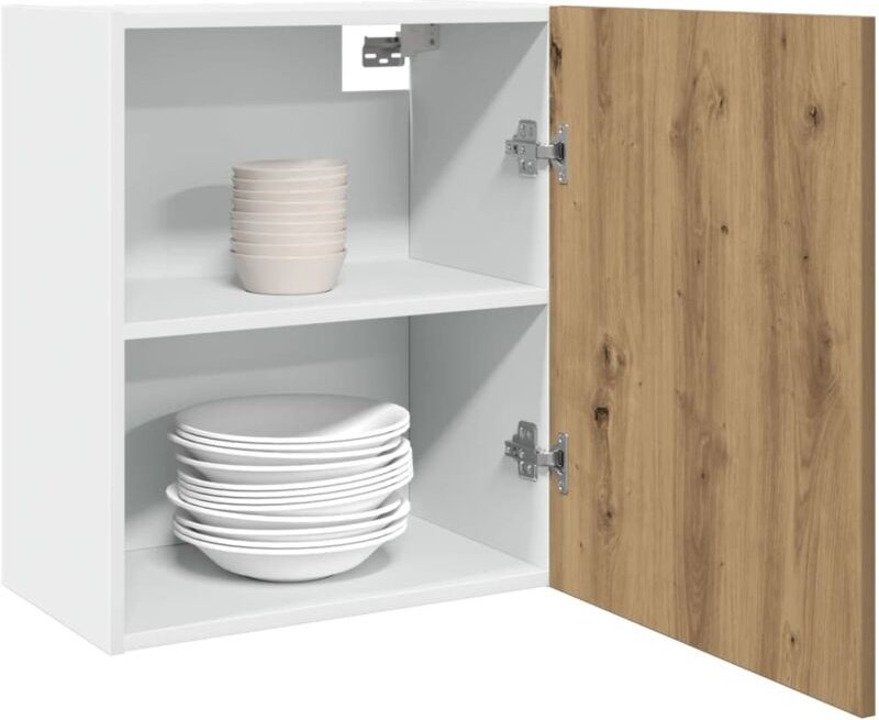 Hängeschränke 2 Stk. Artisan-Eiche 50x31x60 cm Holzwerkstoff - Vidaxl