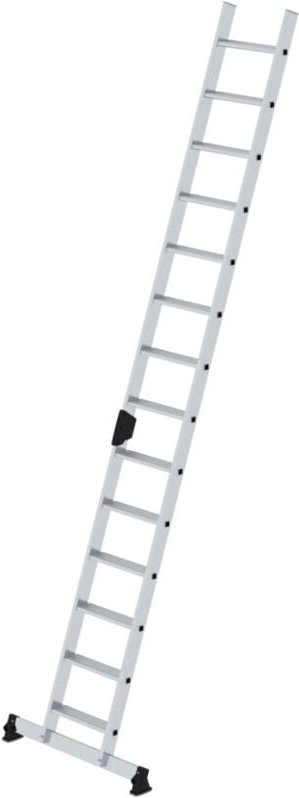 MUNK Stufenanlegeleiter mit nivello-Traverse und Ergo-Pad 14 Stufen