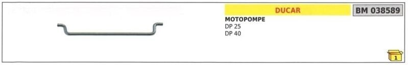 DUCAR-Drehzahlreglerstange für Motorpumpe DP 25 40 038589