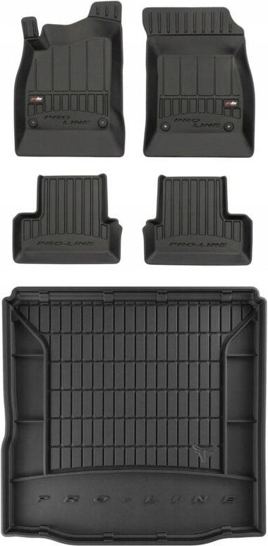 3D SET Gummifußmatten und Fußmatte Chevrolet Cruze 1 Limousine 2008-2016