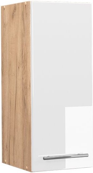 Hängeschrank Fame-Line, Weiß Hochglanz, 30 cm Vicco