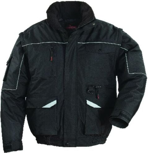 Coverguard - Multitaschen-Jacke ripstop 2 in 1 Größe l schwarz