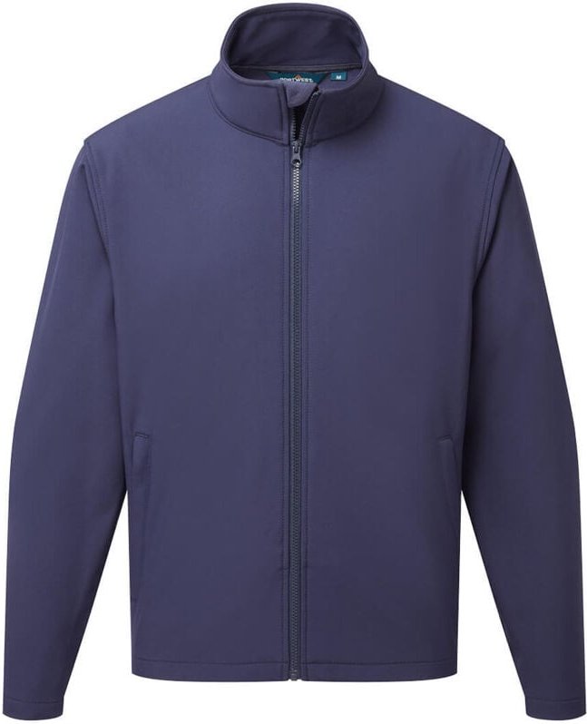 Softshell-Jacke Herren Print & Promo (2 Schichten) Marine 3XL