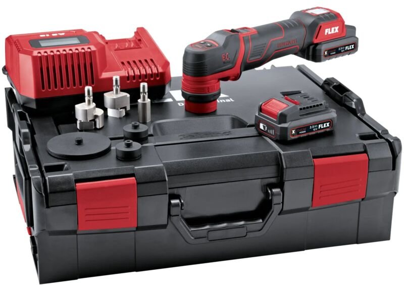 Flex - Akku-Polierer pxe 80 12-EC/2.5 Set (532268)