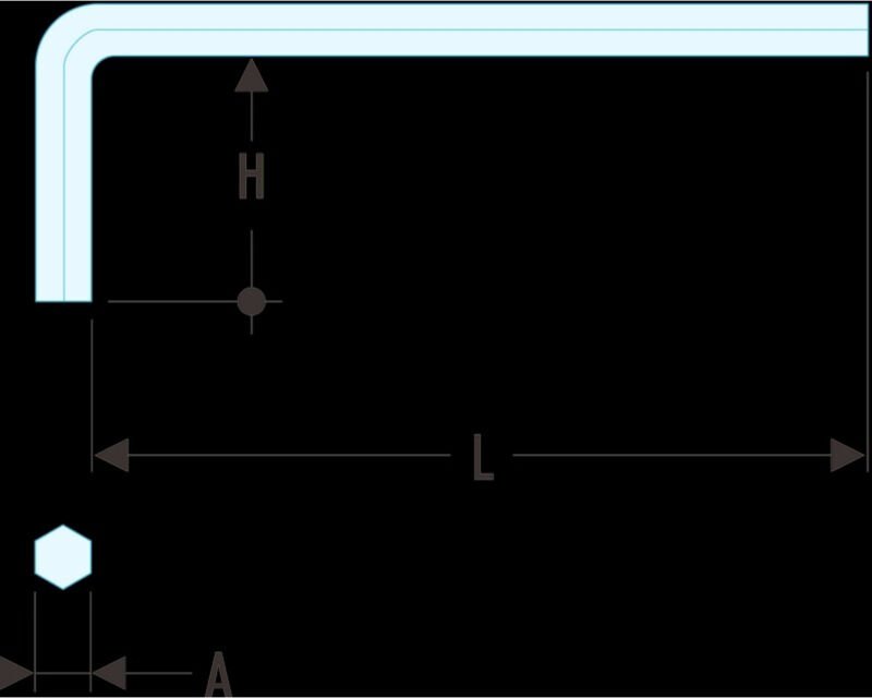 Stiftschlüssel kurz Sechskant 7 mm - Facom