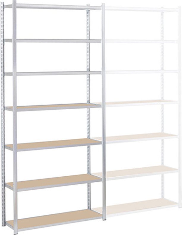 Regale für die Werkstatt 7 Ebenen - Startmodul - 2500x1000x600 - Max. Belastung pro Ebene 228kg/Ebene - RAYEPS/1060/7N/D