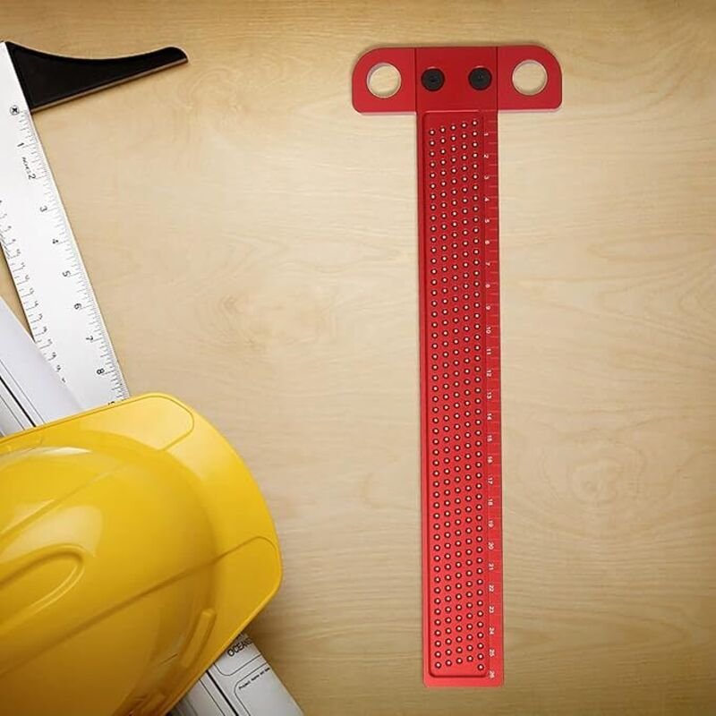 (Größe: T-260) Quadratisches Lineal - T-Typ Quadratisches Lineal Anreißnadel aus Aluminiumlegierung Markierungsmesswerkz...